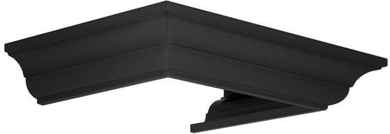 ZLINE Black Stainless Steel Crown Molding