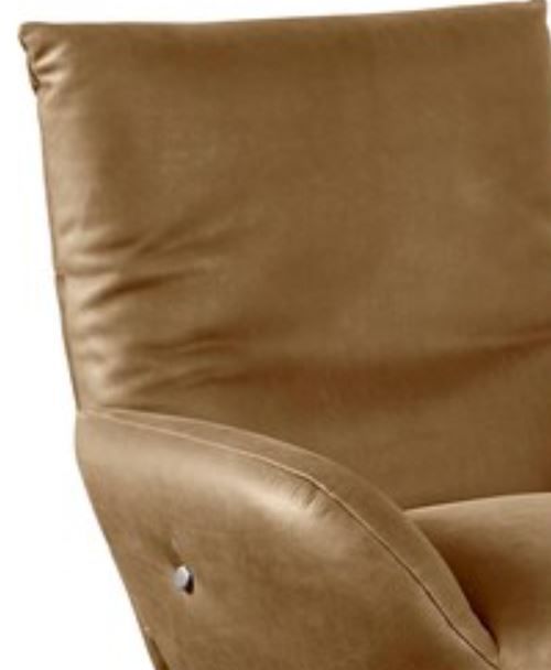 Bassett® Furniture Ranlo Tan Swivel Arm Chair-1