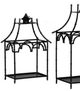 A & B Home Wellford 2-Piece Black Lantern Set-1