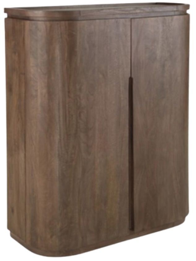 Signature Design by Ashley® Landermont Medium Brown Bar Cabinet-0