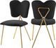 Meridian Furniture Angel Black Velvet Dining Chair-4
