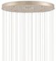 Currey & Company Posh Silver/White 36-Light Multi-Drop Pendant-4