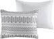Olliix by INK+IVY Grey Full/Queen Rhea Cotton Jacquard Duvet Cover Mini Set-1