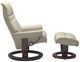 Stressless® by Ekornes® Customizable Sunrise Small Manual Recliner and Ottoman with Classic Base-1