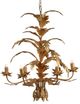 A & B Home Valerio Antique Gold Fleur Chandelier-1