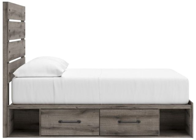 Signature Design by Ashley® Graystorm Brown/Gray 4-Drawer Full Panel Storage Bed-2