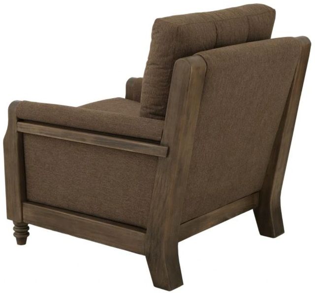 International Furniture Direct Xel-Ha II Dark Hay Brown/Brown Accent Chair-3