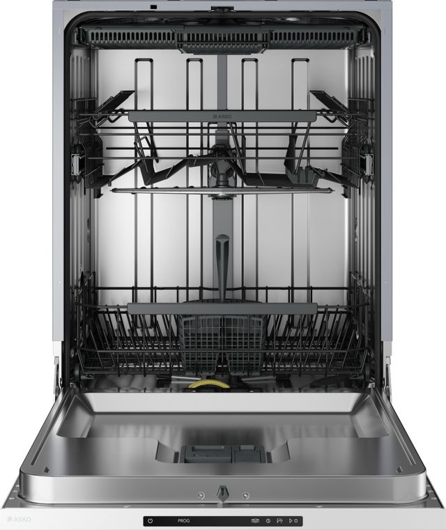 ASKO 30 Series 24" White Top Control Built-In Dishwasher -1