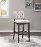American Woodcrafters Evelyn Walnut/White 30" Barstool-4