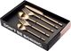TOV Furniture Stainless Steel Rose Gold 20 Piece Flatware Set-3