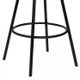 Armen Living Dover Black 26" Counter Stool-2