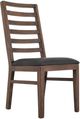 International Furniture Direct Walnut Brown Reddish Brown Side Chair-0