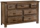 Artisan & Post by Vaughan-Bassett Maple Road Maple Syrup Triple Dresser-0