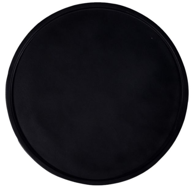 Home Trends & Design Jaipur Matte Black Accent Table-2