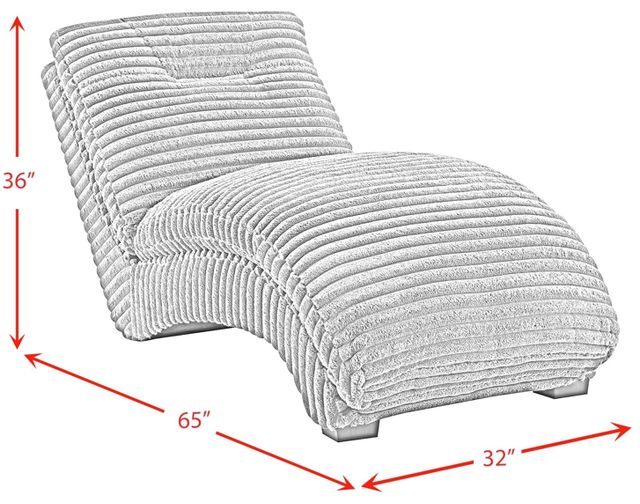 Elements International Dominick II Masis Taupe Chaise -2