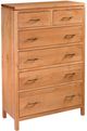 Boulder Creek Furniture West Natural 6-Drawer Chest-0