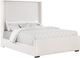 Coaster® Natasha Cream California King Upholstered Panel Bed-0