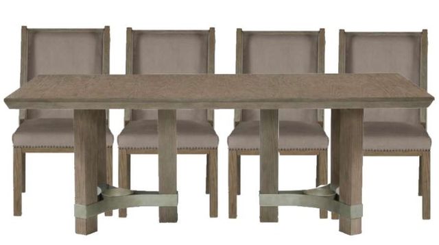 Signature Design by Ashley® Chrestner 5-Piece Gray Dining Room Set-0