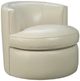 Craftmaster® Customizable CM Leather 32" Swivel Chair-4