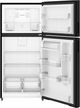 Amana® 30" 19.3 Cu. Ft. Black Garage Ready Top Freezer Refrigerator with Dual Crisper Drawers-3