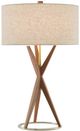 Currey & Company Variation Natural/Teak Table Lamp-1