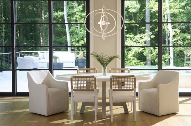 Universal Explore Home™ Oasis White Dockside Dining Table-1