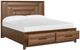 Magnussen Home® Callisto Bourbon Brown King Panel Storage Bed-2