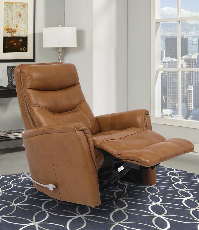 Parker House® Gemini Butterscotch Manual Swivel Glider Recliner-2