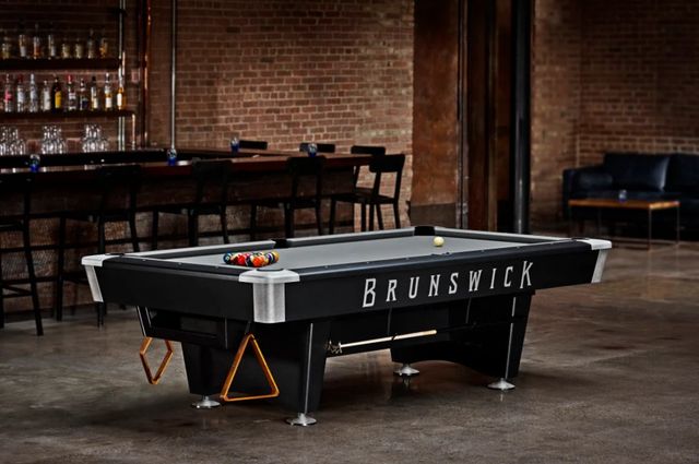 Brunswick Black Wolf Pro Matte Black 7' Pool Table-3
