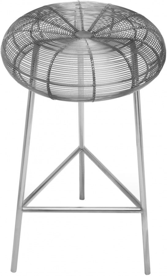 Meridian Furniture Tuscany Silver Counter Stool-2