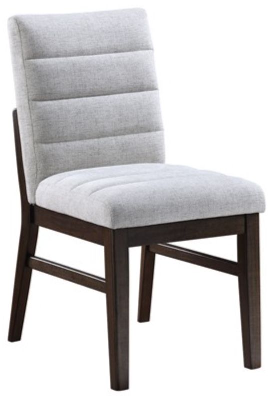 American Wholesale Furniture Portofino Brown/Gray Upholstered Side Chair-0