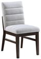 American Wholesale Furniture Portofino Brown/Gray Upholstered Side Chair-0