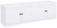Coaster® Laughlin White Entertainment Center with Gunmetal-0