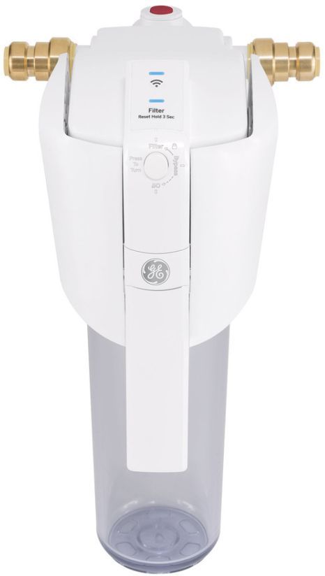 GE® White Smart Whole House Water Filtration System