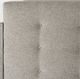Bernhardt Foundations Gray/Light Shale California King Upholstered Panel Bed-4
