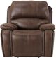 Elements International Atlantis Heritage Brown Power Recliner-2