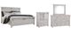 Signature Design by Ashley® Brashland 4-Piece White King Panel Bed Set-0