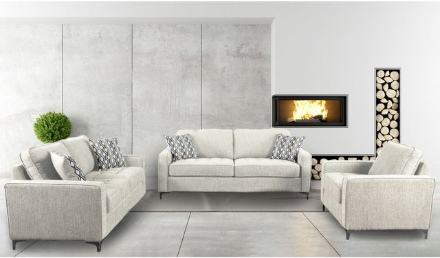 Mazin Furniture Hudson Platinum Upholstered Accent Chair-2