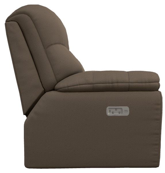 La-Z-Boy® Morrison Cappuccino Power Reclining Loveseat with Headrest and Lumbar-2