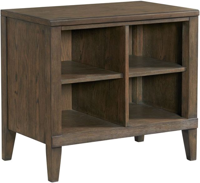 Intercon Preston Weathered Vintage Oak 30" Bunching Open Cabinet-0