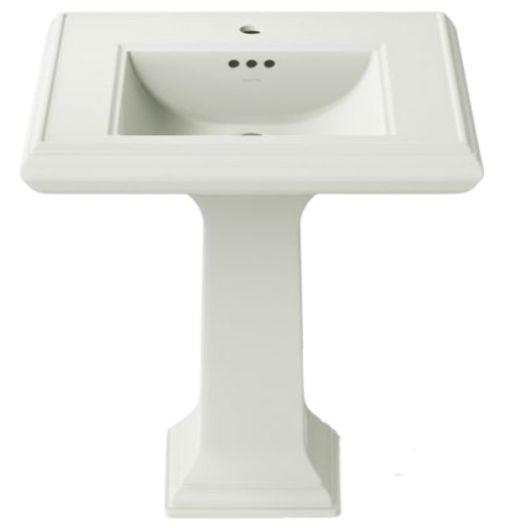 Kohler Memoirs® Classic Dune 24.25" Rectangular Pedestal Bathroom Sink-4