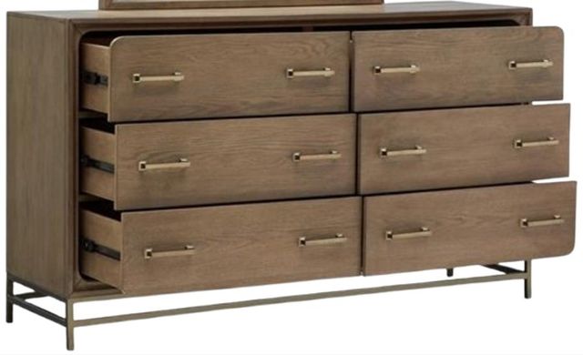 Magnussen Home® Lindon Belgian Wheat Double Drawer Dresser-3