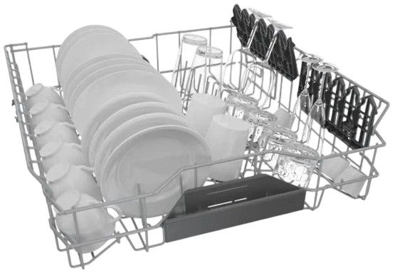 Bosch® 300 Series 24" Stainless Steel Front Control Built In Dishwasher-2