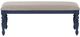 Powell® Trimble Gray/Navy Blue Bench-3