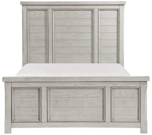 Homelegance® Providence Antique White Queen Panel Bed-2