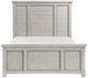Homelegance® Providence Antique White Queen Panel Bed-2