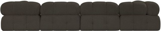 Meridian Furniture Ames 4-Piece Brown 136" Sofa-3