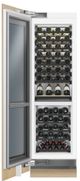 Cellier en colonne de 24 po Fisher & Paykel® série 9 à double zone de 91 bouteilles - Cadre prêt pour le panneau-3