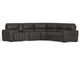 York 6 Piece Power Leather Sectional-2