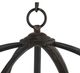 A & B Home Malin Matte Black 4-Light Orb Chandelier-3